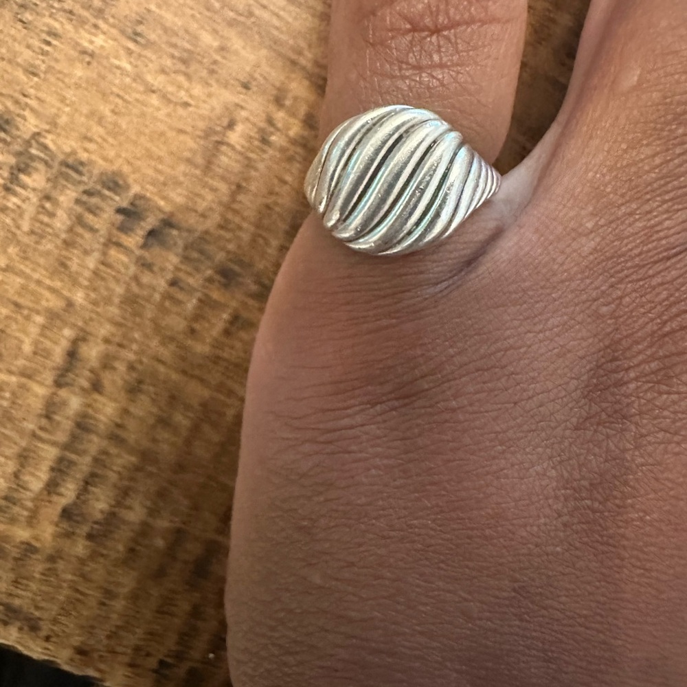 David Yurman Sculpted Signet Pinky Ring